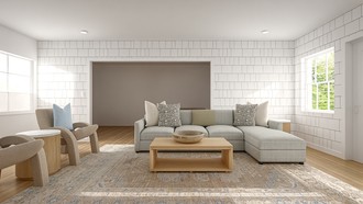 Classic, Coastal, Farmhouse, Transitional Living Room by Havenly Interior Designer Annaliese