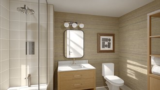 Contemporary, Modern, Eclectic Bathroom by Havenly Interior Designer Christine