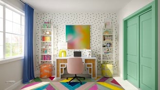 Eclectic, Artful Eclectic Office by Havenly Interior Designer Maria