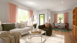 Modern, Classic, Eclectic, Transitional Living Room by Havenly Interior Designer Meagan