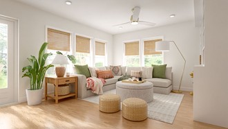 Bohemian, Global Living Room by Havenly Interior Designer Montserrat
