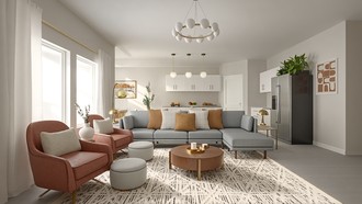 Contemporary, Bohemian Living Room by Havenly Interior Designer Maria