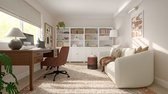Contemporary, Midcentury Modern, New Classic Office by Havenly Interior Designer Emilee