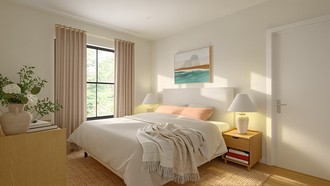 Midcentury Scandi Bedroom by Havenly Interior Designer Diogo