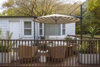 Contemporary, Modern, Transitional, Contemporary Luxe, Organic Modern Outdoor Space by Havenly Interior Designer Camila
