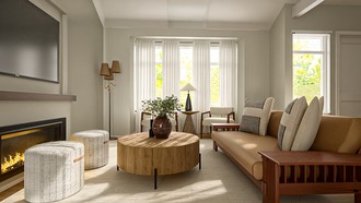 Transitional, Midcentury Modern, Midcentury Scandi Living Room by Havenly Interior Designer Jessica
