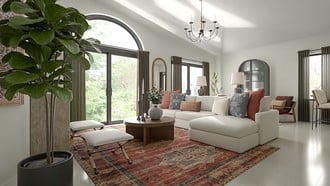 Contemporary, Organic Modern Living Room by Havenly Interior Designer Lilia