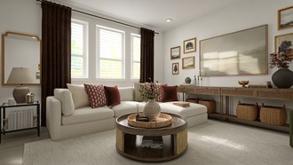Transitional, Vintage Living Room by Havenly Interior Designer Constanza