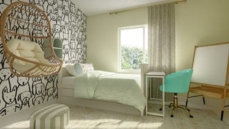Classic, Eclectic Bedroom by Havenly Interior Designer Annaliese