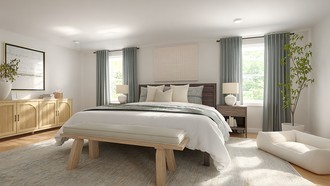 Contemporary, Farmhouse, Transitional, Classic Contemporary Bedroom by Havenly Interior Designer Emilee