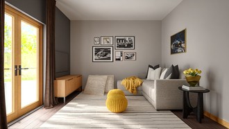 Modern, Midcentury Modern Reading Room by Havenly Interior Designer Alisa