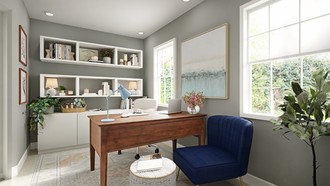 New Classic Office by Havenly Interior Designer Shadnaz