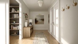 Transitional, Warm Transitional Entryway by Havenly Interior Designer Ivanna