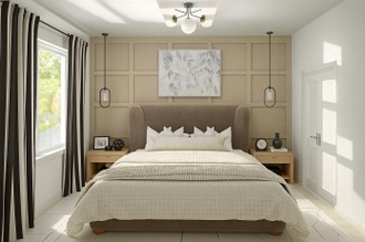Contemporary, Glam, Contemporary Luxe Bedroom by Havenly Interior Designer Giovanna