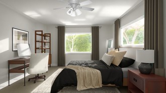 Traditional, Library, Vintage Bedroom by Havenly Interior Designer Elisa