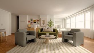 Modern, Rustic, Minimal Office by Havenly Interior Designer Maria