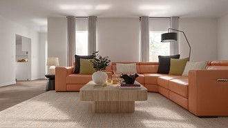 Contemporary, Modern, Organic Modern Living Room by Havenly Interior Designer Lilia