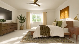 Midcentury Modern, Inspired Modern, Organic Modern Bedroom by Havenly Interior Designer Jessica