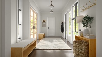 Modern, Classic, Transitional, Vintage Entryway by Havenly Interior Designer Meagan