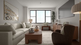Modern, Inspired Modern Living Room by Havenly Interior Designer Jacqueline