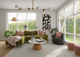 Modern, Eclectic, Bohemian Bedroom by Havenly Interior Designer Jennifer