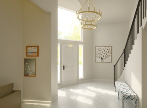Contemporary, Modern Entryway by Havenly Interior Designer Courtney