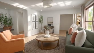 Transitional Living Room by Havenly Interior Designer Cheyenne