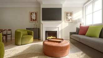 Modern, Midcentury Modern Living Room by Havenly Interior Designer Regina