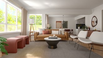 Midcentury Modern Living Room by Havenly Interior Designer Paula