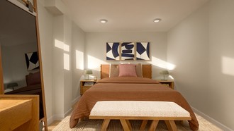 Midcentury Modern, Minimal, Midcentury Scandi Living Room by Havenly Interior Designer Juan