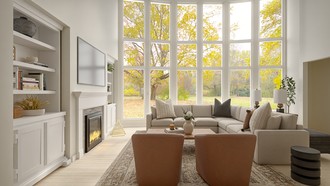 California Cool Living Room by Havenly Interior Designer Carmen