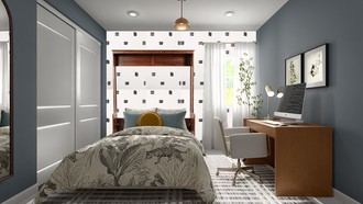 Classic, Transitional Office by Havenly Interior Designer Meagan
