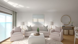 Coastal, California Cool, Classic Coastal Living Room by Havenly Interior Designer Sara