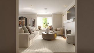 Transitional Living Room by Havenly Interior Designer Andrea