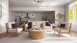 Organic Modern, Modern Cottage Living Room by Havenly Interior Designer Candida