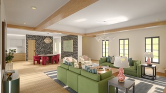 Modern, Classic, Eclectic Living Room by Havenly Interior Designer Courtney