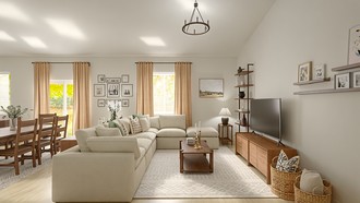 Organic Modern Living Room by Havenly Interior Designer Jessica