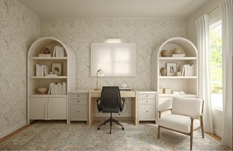 Classic, Glam Office by Havenly Interior Designer Cristina
