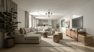 Modern Living Room by Havenly Interior Designer Ivanna