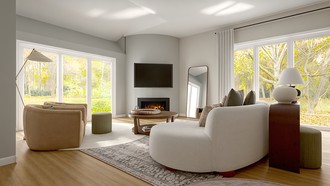 Contemporary, Eclectic Living Room by Havenly Interior Designer Gabriela