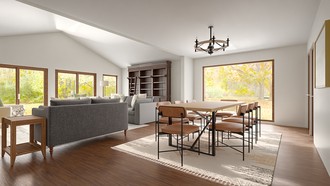Modern, Farmhouse, Organic Modern, Warm Transitional Living Room by Havenly Interior Designer Annaliese