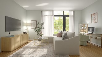 Contemporary, Classic, Glam Living Room by Havenly Interior Designer Claire