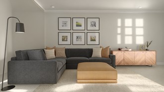 Midcentury Modern Living Room by Havenly Interior Designer Morgan