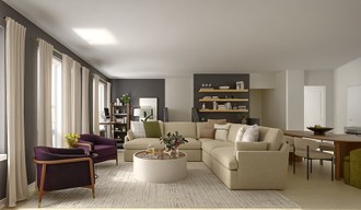 Contemporary, Modern, Minimal, Scandinavian Living Room by Havenly Interior Designer Maria
