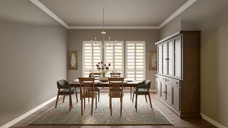 Modern, Inspired Modern, Artful Eclectic Dining Room by Havenly Interior Designer Courtney