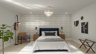 Midcentury Modern Bedroom by Havenly Interior Designer Karina