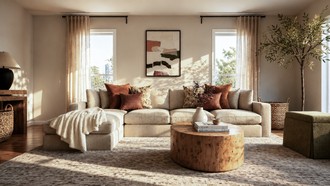 Transitional Living Room by Havenly Interior Designer Sophia