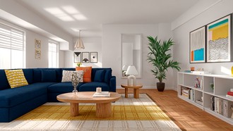 Midcentury Modern Living Room by Havenly Interior Designer Valeria