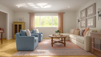 Classic, Traditional, Transitional Living Room by Havenly Interior Designer Meagan