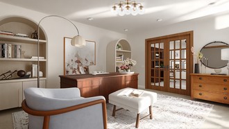 New Classic Office by Havenly Interior Designer Shadnaz